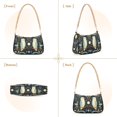 thumbnail image 7 of FORMRS Womens Shoulder Bag with Chain Strap Clutch Purse Cute Tote Handbag, Mystical Owls Pattern, 7 of 7