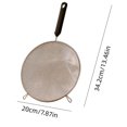 Stainless Steel Fine Mesh Food Strainer and Splatter Screen with Long ...