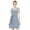 Light Blue, variant on INSPIRE CHIC Women's Adjustable Strap A-Line Jeans Denim Spring Summer Dress M Dark Blue