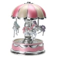 thumbnail image 2 of Eléctrico Luz LED Merry-Go-Round Caja de música Regalo de cumpleaños de Navidad Juguetes Carrusel, 2 of 8