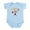 Sky Blue, variant on - Grammy Fun Boy Infant Bodysuit - Baby Light Bodysuit, Size Newborn - 24 Months