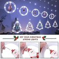 thumbnail image 3 of BLOOMWIN Xmas Window Lights, 3m Christmas Curtain Lights USB Xmas Tree Fairy Lights Novelty Window Winter Decorations for Bedroom Indoor Home, Cool Wh, 3 of 5
