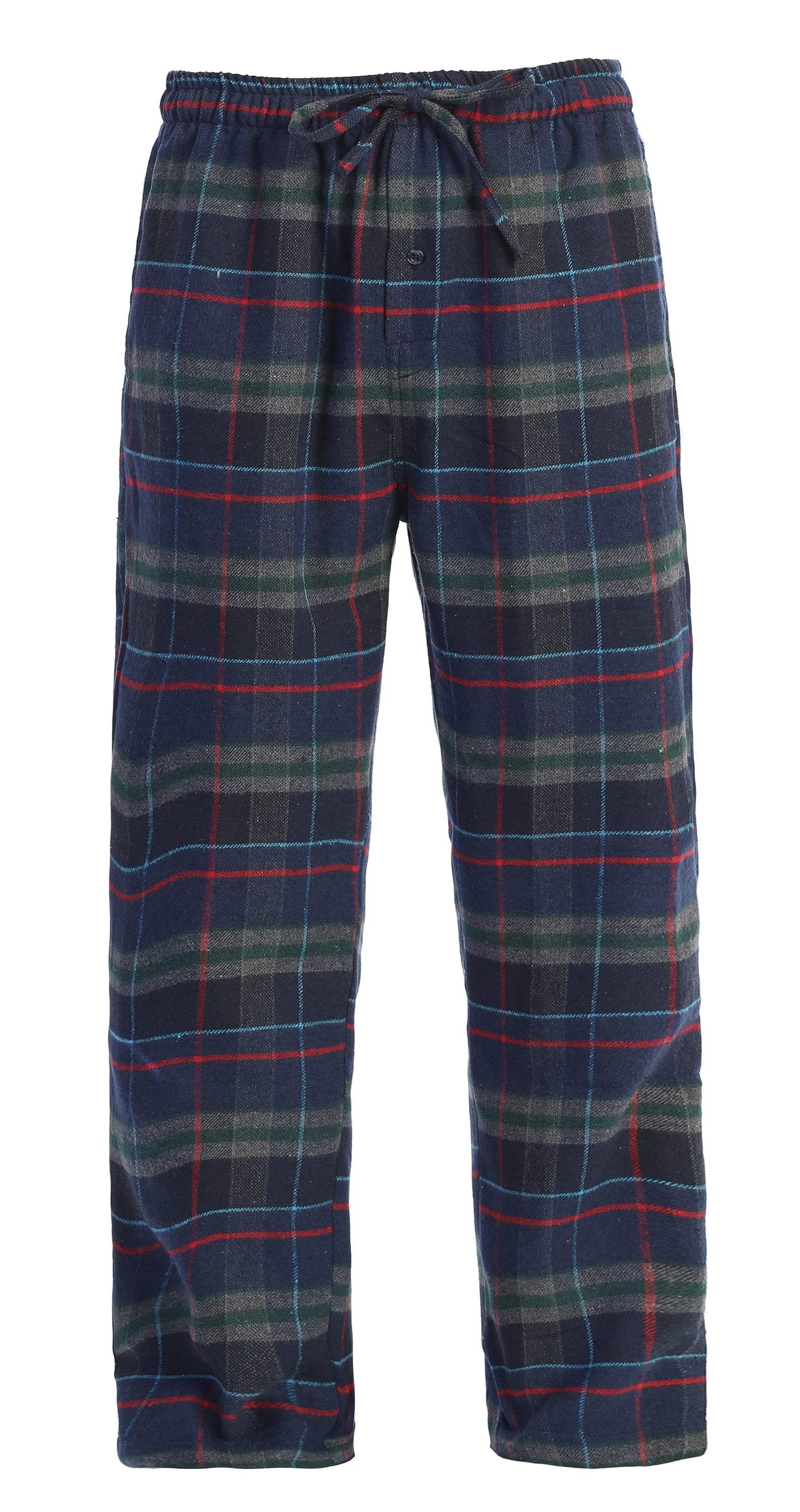 Aqua//Navy Size 16 Gioberti Big Boys Yarn Dye Brushed Flannel Lounge /& Pajama Pants with Elastic Waist