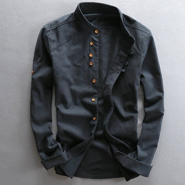 pstuiky camisas de manga larga para hombre, Camisa deportiva de manga corta con solapa y cremallera a rayas para hombre Tops de hombre xxl