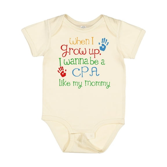 Inktastic Cpa Like Mommy Boys or Girls Baby Bodysuit