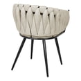 thumbnail image 4 of Set 2 Sillas Comedor Patron Tejido Elegante Moderno, 4 of 5