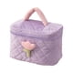thumbnail image 1 of Lindo bolso de maquillaje floral, bolso grande de pana para maquillaje para mujeres, bolsos de cosméticos de viaje, 1 of 5