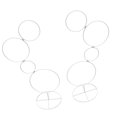 thumbnail image 2 of 2 soportes de arco para decoración de bodas, 4 niveles, marco de guirnalda, soporte de flores, aro redondo, soporte de fondo para fiesta de cumpleaños, 2 of 8