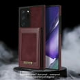 thumbnail image 6 of for Samsung Galaxy Note 20 Ultra Wallet Case, Durable Magnetic Back Flip PU Leather Case with Kickstand & RFID BLOCKING Card Slot Holder Shockproof Cover for Samsung Galaxy Note 20 Ultra 6.9", Winered, 6 of 6