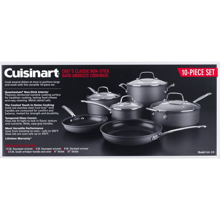 Cuisinart Chefs Classic 10 in NS Hard Anodized Crepe Pan