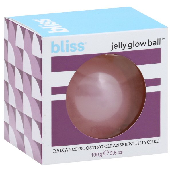 bliss Jelly Glow Ball Radianceboosting Cleanser With Lychee Walmart