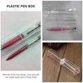 thumbnail image 4 of MasteelfCA 15pcs Clear Pen Case Ballpoint Pen Gift Box Pen Storage Case Gel Pen Box, 4 of 7