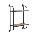 thumbnail image 2 of Aspire Home Accents 8 in x 18 in 2-Tier Distressed Floating Shelf, 2 of 5