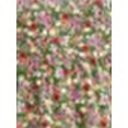thumbnail image 4 of Lumento Women Midi Dress V Neck Sundress Floral Print Swing Dresses Boho Short Sleeve Green L, 4 of 5