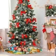 thumbnail image 4 of FMSHPON Forest Xmas Christmas Tree Skirt Stand Mat for Holiday Party Decoration Indoor Outdoor 48 inches, 4 of 6