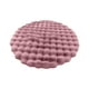 thumbnail image 2 of Alfombra redonda de terciopelo 40x40cm - Esterilla suave para salón, dormitorio, entrada • Decoración contemporánea en rosa, beige, gris y caqui, 2 of 6