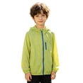 thumbnail image 2 of Girls Jacket Long Sleeve Hooded Zipper Unisex Light Jacket Sun Protection Jacket Boys 5-6 Years Clothes, 2 of 9