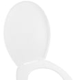 thumbnail image 5 of QUMONIN Marbled U-Shape Toilet Seat with Enjoy Life Print for Standard Toilets, 5 of 8