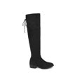 thumbnail image 5 of Women's Over The Knee High Low Block Heel Riding Boots Fashionable Comfortable Autumn Winter Shoes, 5 of 8