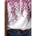 thumbnail image 3 of Gvmfive Women Plus Size Short Sleeve V Neck Lace Tops Tunic Blouse, 3 of 3