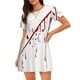 thumbnail image 1 of Disketp Bloody Hand para Camisón Corto de Manga Corta para Mujeres, Camisón Cómodo con Escote Redondo, Bonito y Confortable, 1 of 6
