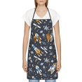 thumbnail image 3 of Fuzoiu Space Cars Print Kitchen Cooking Aprons,Kitchen Cooking BBQ Aprons,Chef Apron with 2 Pockets for Men Women,Art Aprons for Painting Pottery Ceramics, 3 of 7