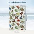 thumbnail image 4 of Butterfly Large Beach Towel - Plush Thick Cotton Pool Towel, Adult Beach Towels, 4 of 16