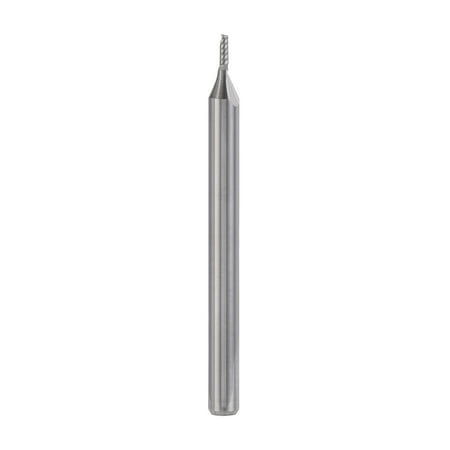

Uxcell 1/8 Shank 0.9mm x 3mm Solid Carbide Single Flute CNC Spiral Router Bit for PVC MDF Wood