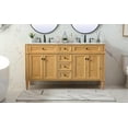 thumbnail image 2 of Elegant Lighting VF12560DWH Park Avenue 60" Free Standing Double Basin Vanity Set - White, 2 of 7