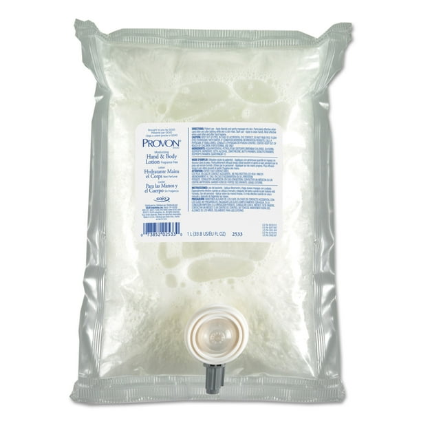 GOJO Moisturizing Hand & Body Lotion, 1000 ml, BaginBox Refill