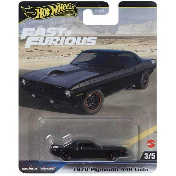 HOT WHEELS 1970 PLYMOUTH AAR CUDA FAST FURIOUS PREMIUM 2024