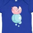 thumbnail image 4 of Inktastic Cute Axolotl Sitting on a Bubble Boys or Girls Baby Bodysuit, 4 of 5