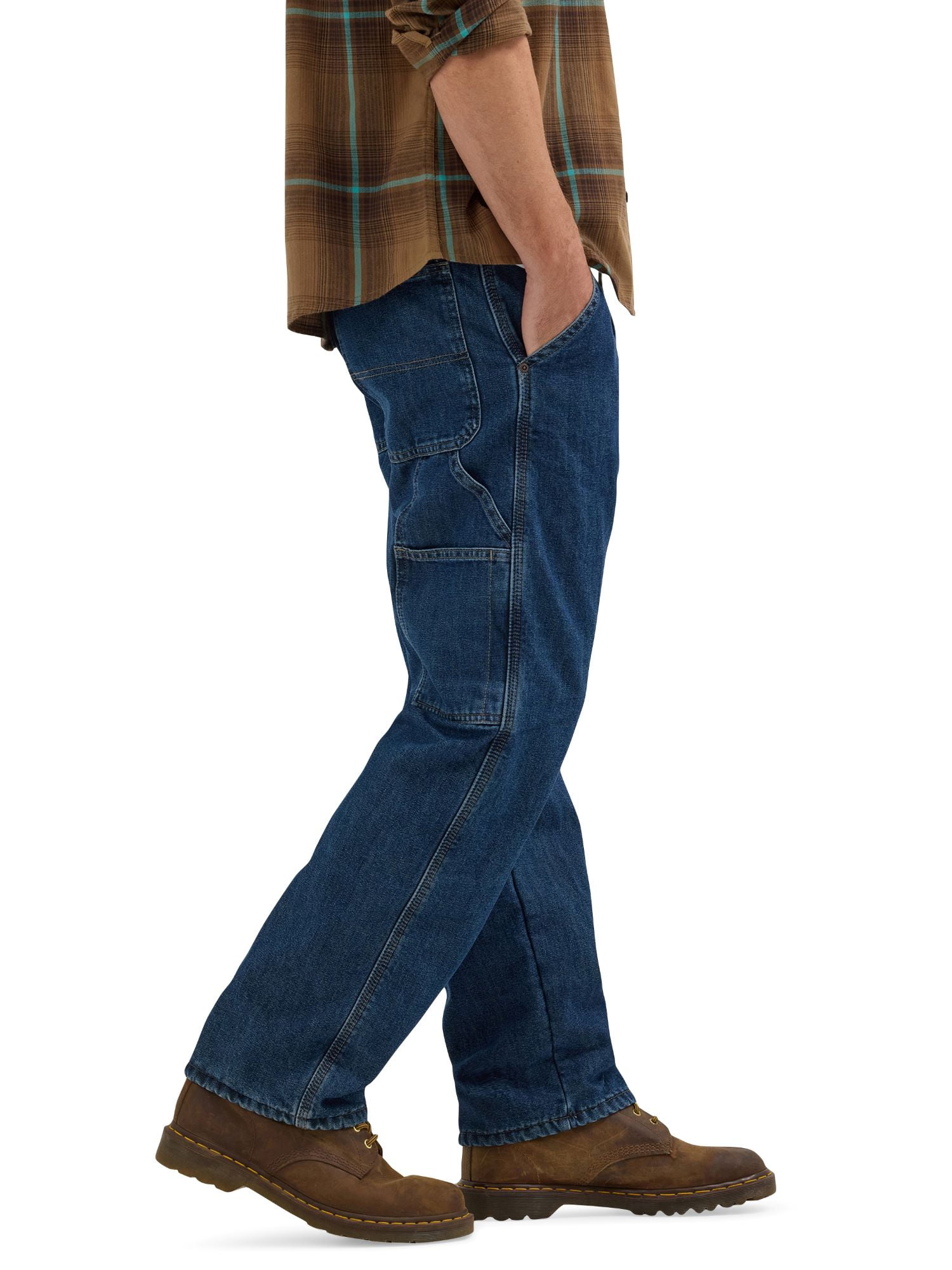 Wrangler Men's and Big Men's Relaxed Fit Fleece Lined Cargo Pant