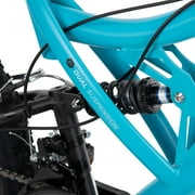 Huffy 24 Trail Runner Mountain Bike, Fits Riders 58” - 70”, Teal, Adult, Womens