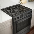 thumbnail image 3 of Bosch Hgi8046uc 800 Series 30" Wide 4.8 Cu. Ft. Slide In Gas Range - Black Stainless Steel, 3 of 7