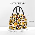 thumbnail image 2 of Rateoe Cow Print Sunflower Pattern Lunch Bag Women, Lunch Box, Lunch Bag, Small Leakproof Lunch Tote Large Capacity Reusable Insulated Cooler Lunch Container, 2 of 6