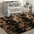 thumbnail image 6 of 9X12 Large Area Rugs for Living Room Bedroom,Big Shag Rug for Bedroom Dorm,Soft Fluffy Indoor Carpet Nursery Rugs for Kids Girls Room Home Decor (Mottling Brown, 9X12 Feet), 6 of 17