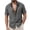 Dark Gray, variant on DeHolifer Mens Button Down Short Sleeve Shirt Casual Shirts Summer Beach Shirts with Pocket Wine 2XL