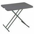 thumbnail image 4 of Iceberg IndestrucTable TOO 1200 Series, Personal Folding Table, Indoor/Outdoor, Commercial Grade, Charcoal, 19.5” L x 30” W x 28" H, 4 of 7