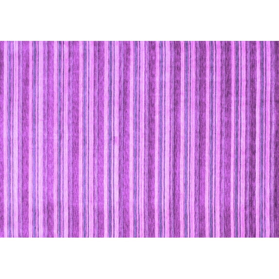 Ahgly Company Indoor Rectangle Abstract Purple Contemporary Area Rugs, 2' x 4'