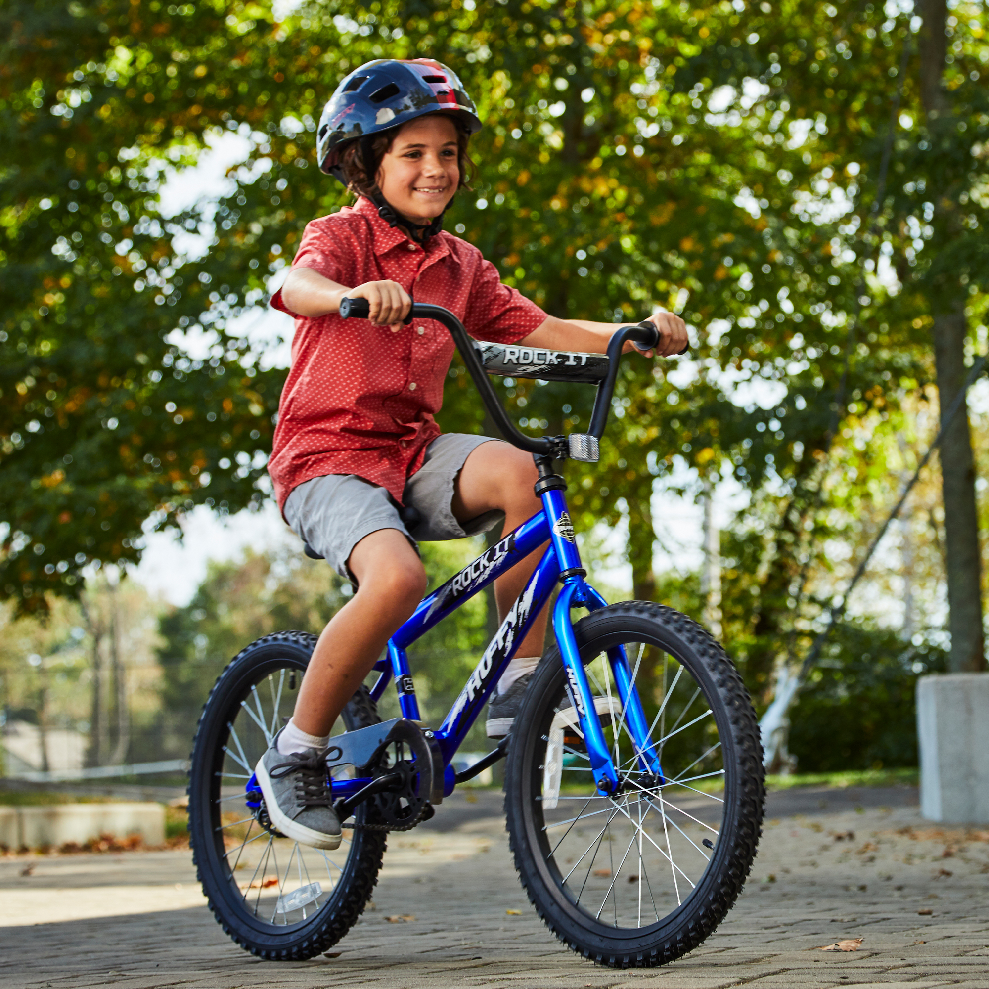 Huffy 20 in. Rock It Kids Bike for Boys Ages 5 and up, Child, Royal Blue - image 4 of 11