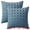 Blue, variant on Unique Bargains 2 Pack Geometric Throw Pillow Cover for Couch Bedroom Yellow