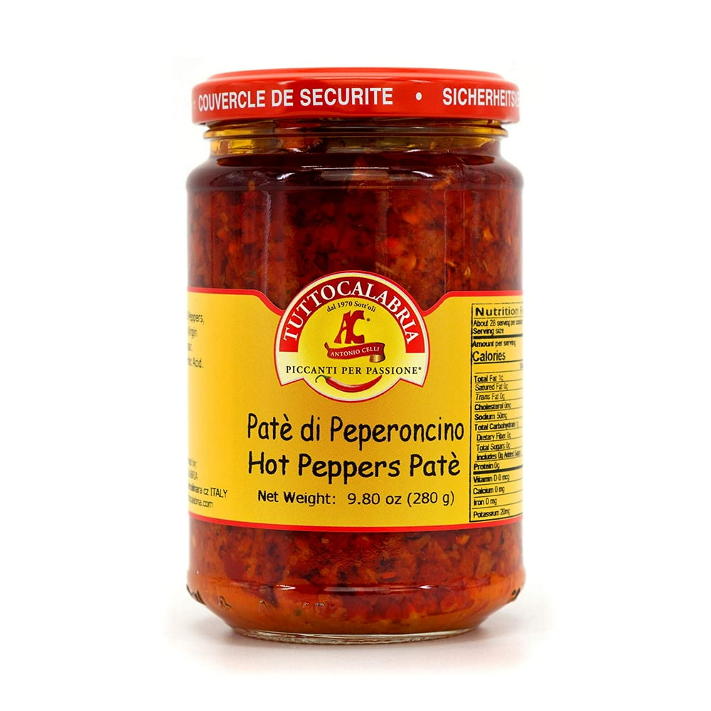 Calabrian Chili Pepper Pate (Fine Paste) 9.8 oz (280 g) by