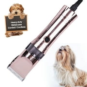 LAKWAR Dog Clippers for Grooming, High Power Rechargeable Cordless Shaver Clippers for Thick Heavy Coats Low Noise for Small/Large Dogs & Other Animals