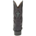 thumbnail image 3 of Roper Womens Cowboy Boot Vintage Black Faux Leather With Crystal And Cross Underlay Design, 3 of 3