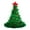 Green, variant on JZROCKER Sequined Christmas Tree Hat Stage Props Hat Santa Caps Costume Headwear