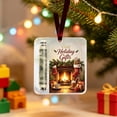 thumbnail image 3 of Christmas Cash Gift Holder Ornament,Crystal-Clear Christmas Money Holders for Cash, Funny Holiday Xmas Tree Hanging Ornaments Decor, Birthday Graduation Back to School Gift (1Pcs,Fireplace), 3 of 6