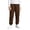 Brown-09, variant on LIBRCLO Kids Cargo Sweatpants for Boys Casual Sports Pants Drawstring Elastic Bottom Sweatpants with Pockets Size 5 Years