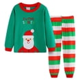 thumbnail image 1 of WENXIAOO Pyjamas de Noël pour Enfants, Pyjamas de Noël à Manches Longues, Col Rond, Doux et Confortable, Taille 5-6 Ans, 1 of 2