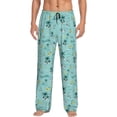 thumbnail image 2 of Kdxio Hawaiian Style Print Men's Sleep Pajama Pant Lounge Pants with Pockets, 2 of 8